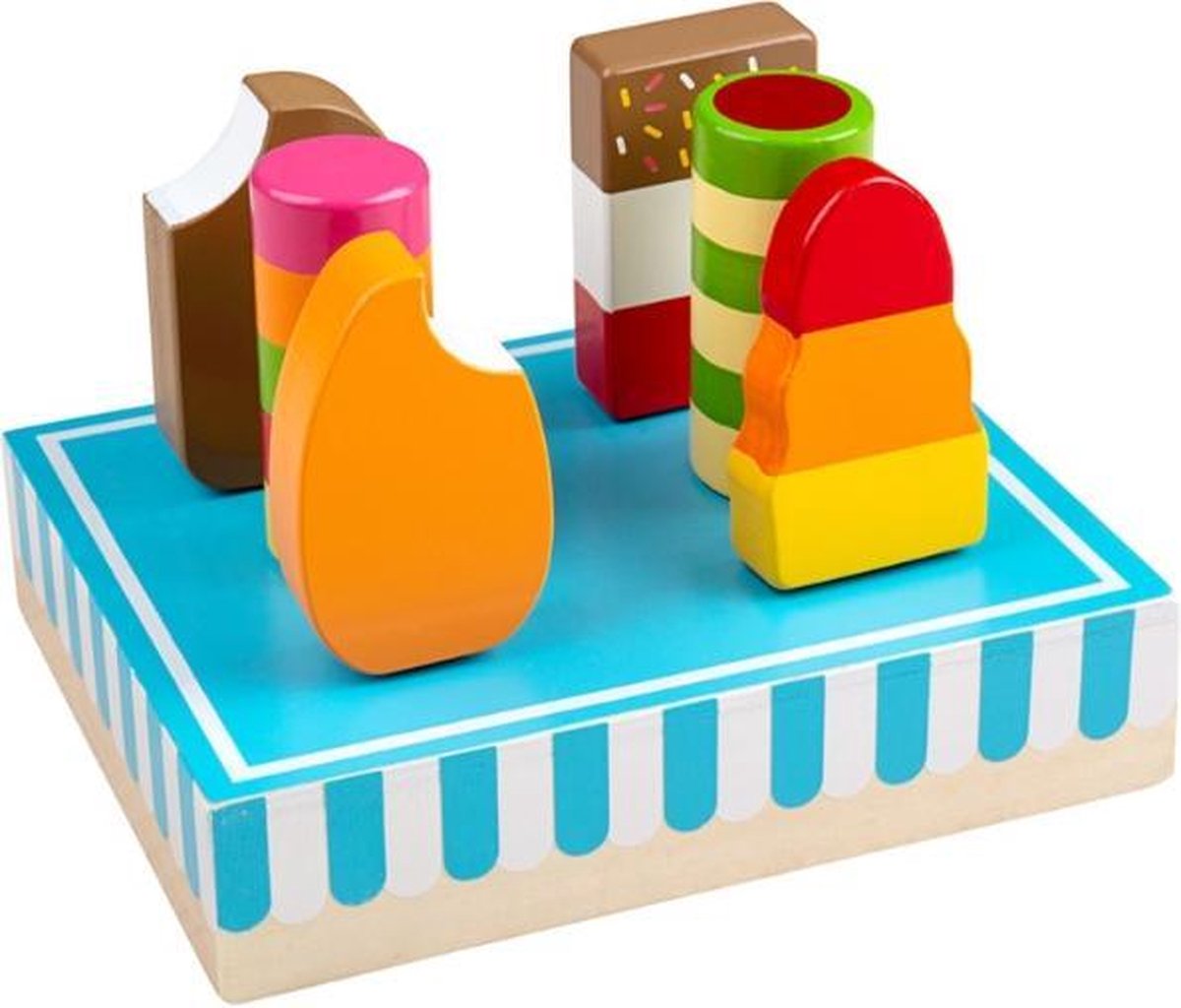 Bigjigs houten ijsjes in standaard BJ059