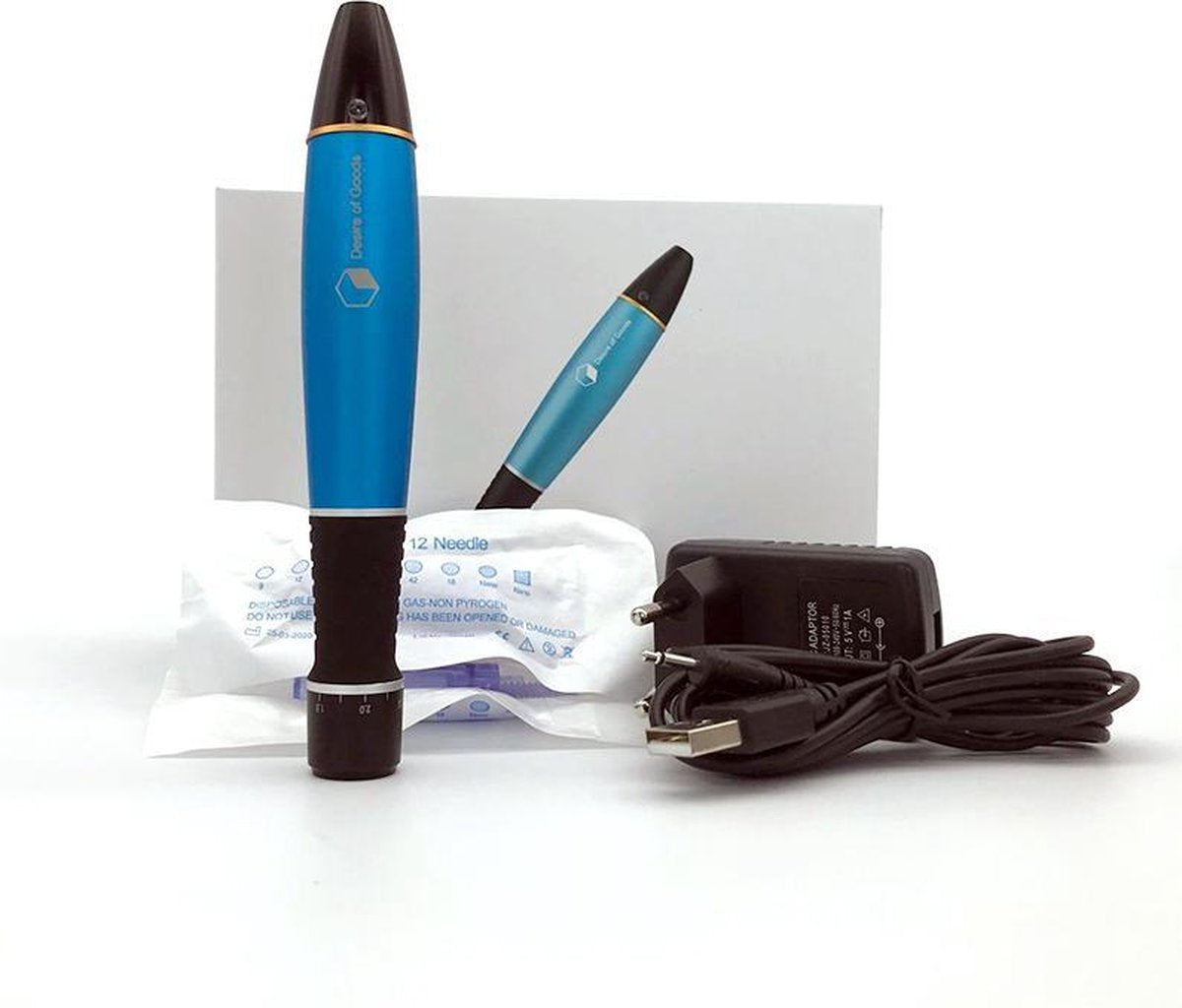 Desire of Goods® Draadloze Beauty DermaPen Inclusief 2 microneedling cartridges - Microneedling pen