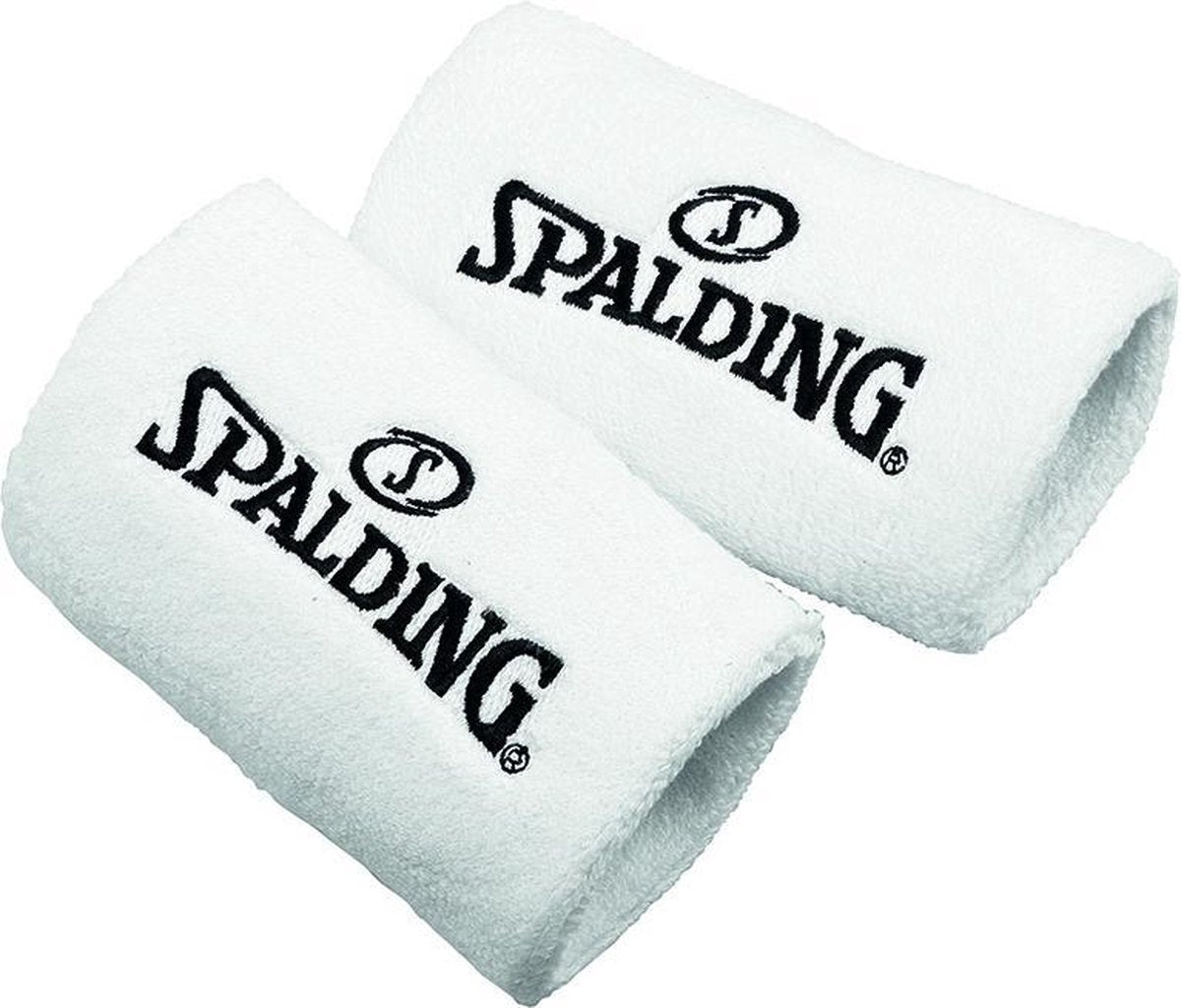 Spalding Sweatband 2-pack - Wit - maat One size
