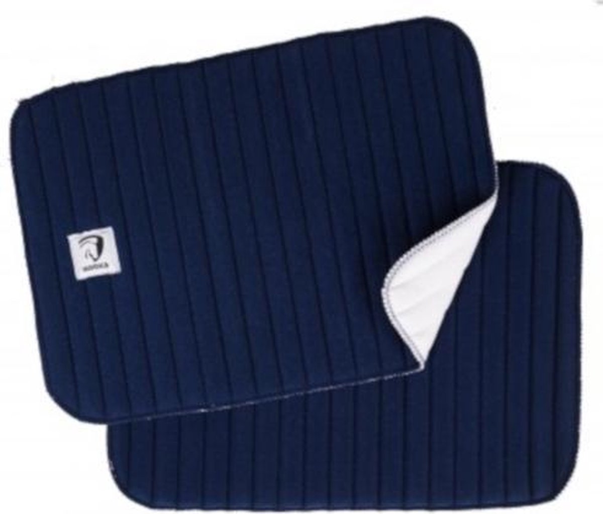 Horka Onderlappenset Polyester 32x45cm Blauw/wit 2-delig