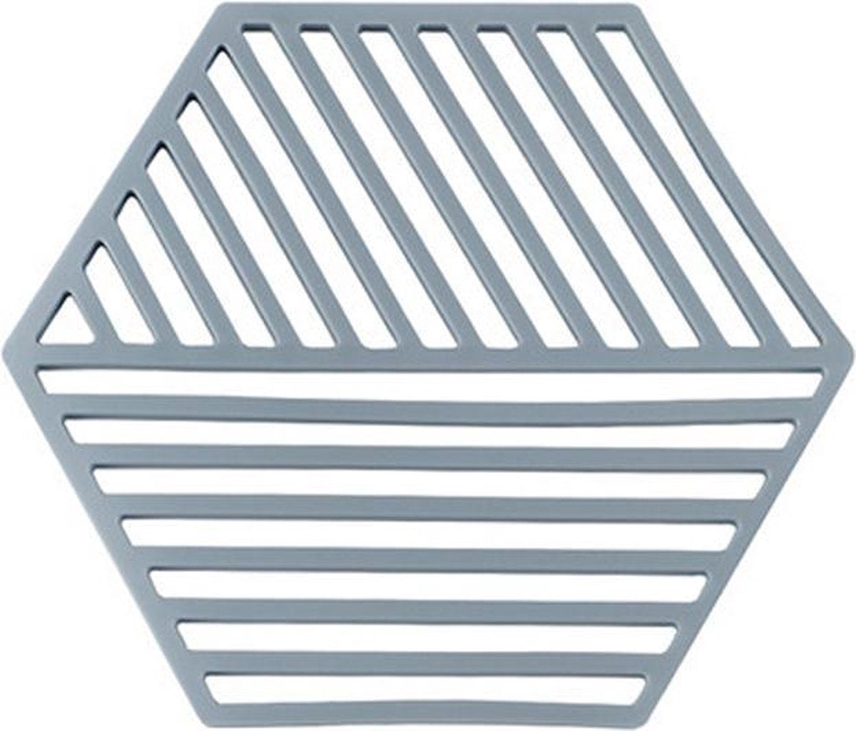 Pannenonderzetter Hexagon - 2 stuk - Pan onderzetter - Grijs