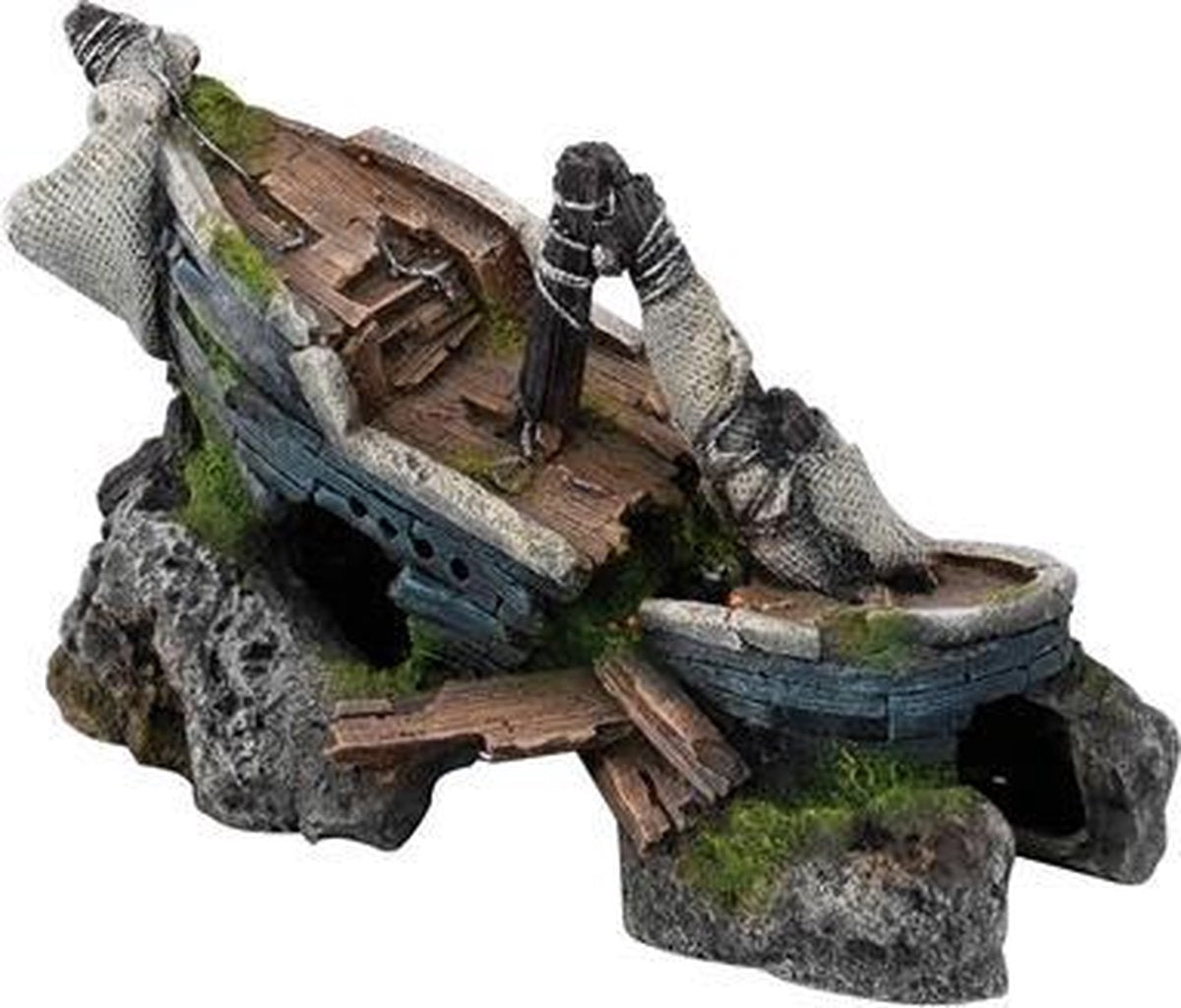 Gezonken schip ornament - 20 x 10
