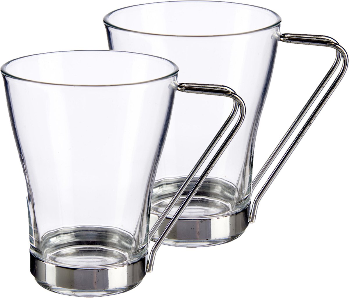 Set van 18x stuks theeglazen/koffieglazen 240 ml - Theekopjes/koffiekopjes van  glas