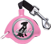 Altranet Hondenriem Leashlocket Nylon Roze Maat S