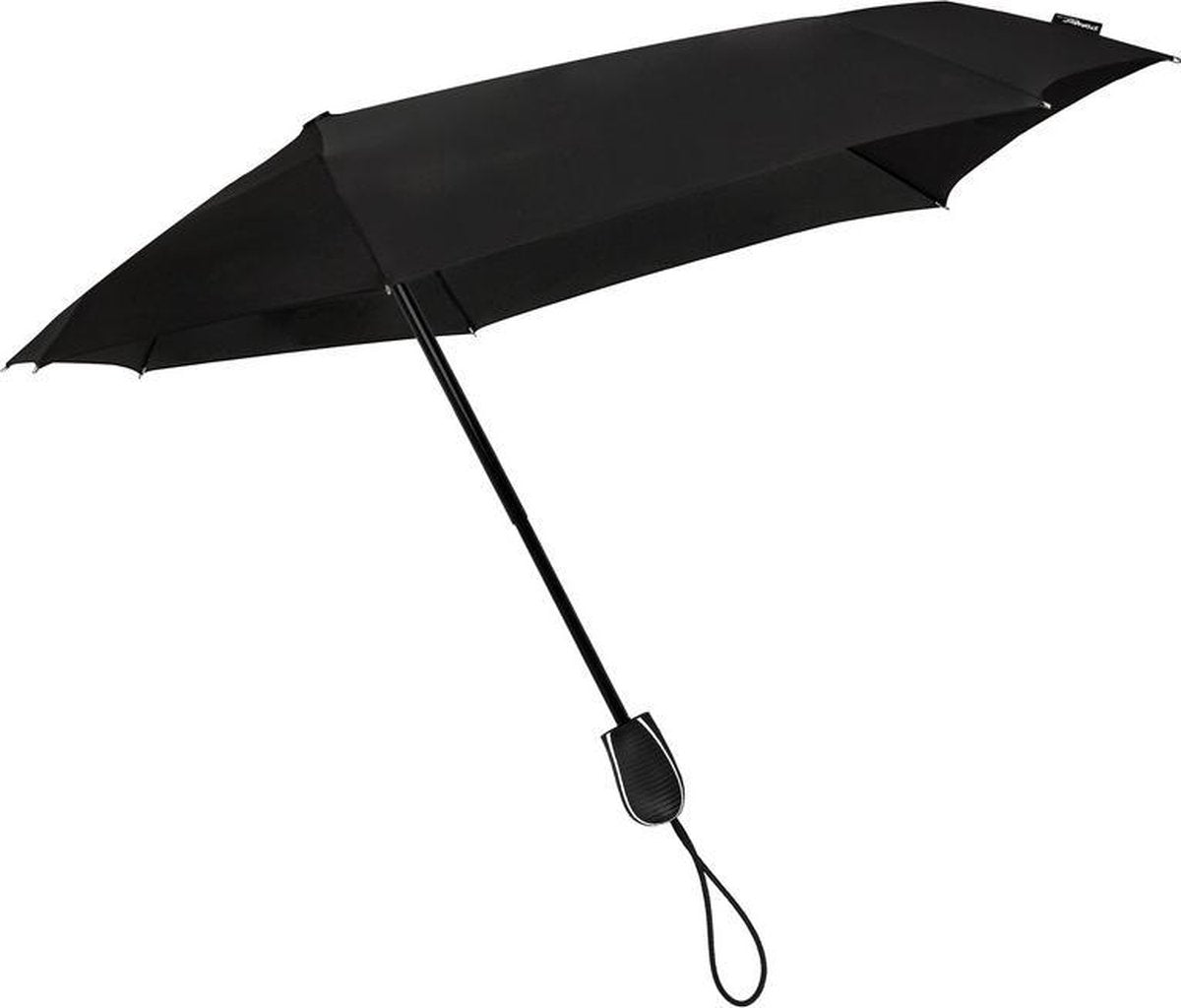 STORMini opvouwbare storm paraplu zwart 100 cm - Mini stormparaplu
