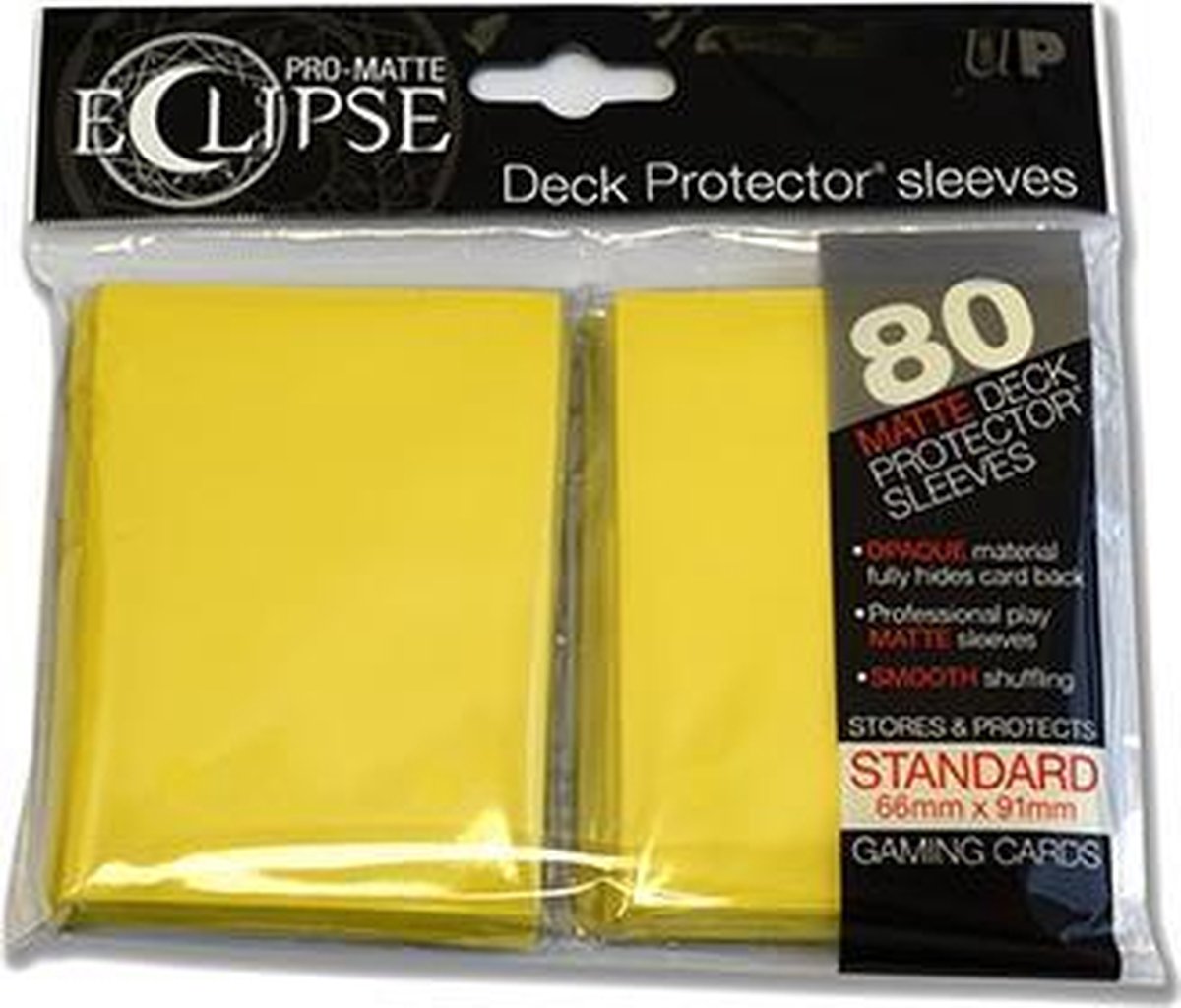 UP Pro-Matte Eclipse - Standard Sleeves - Geel (80)