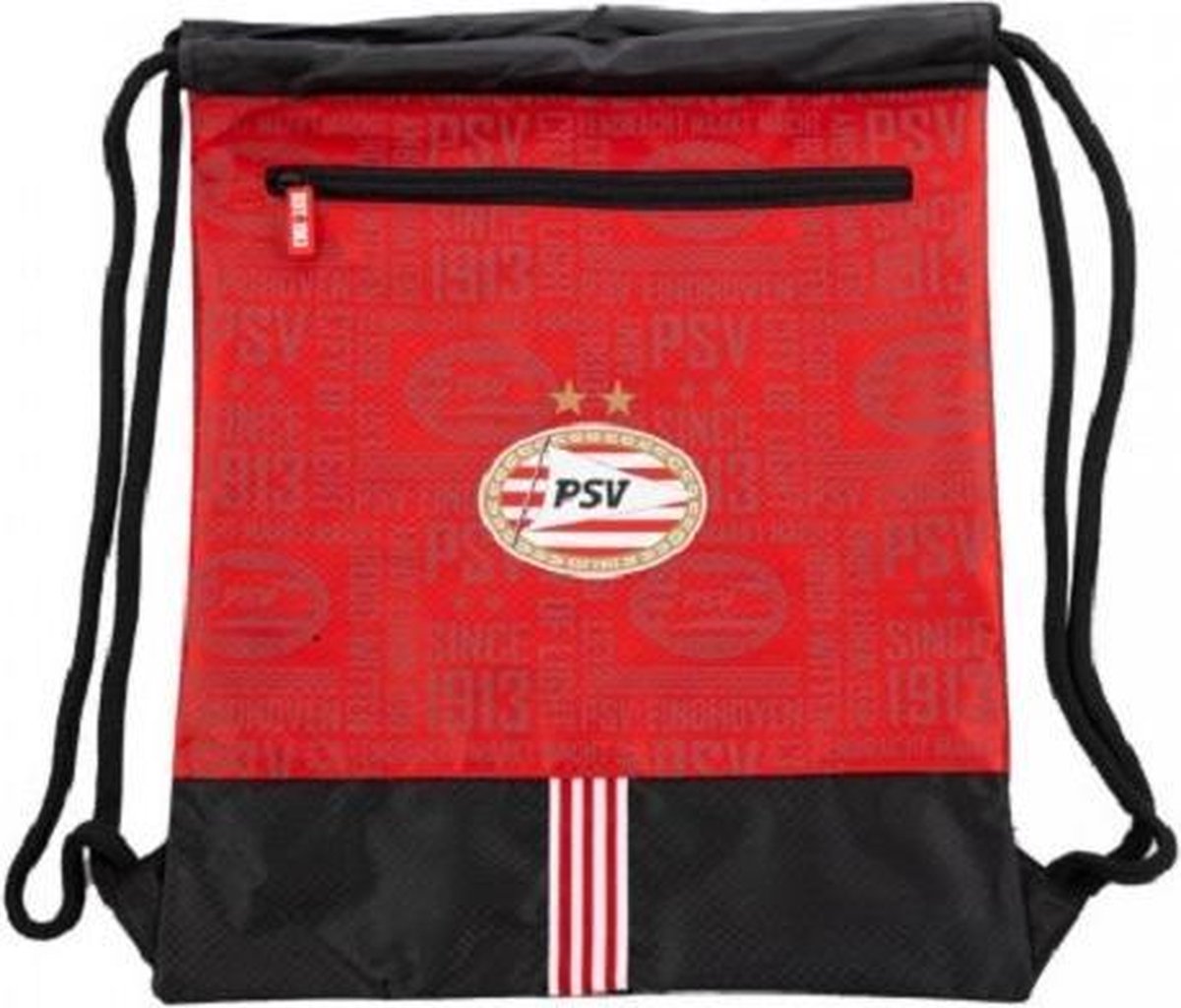 PSV Gymtas All Over Zwart-Rood