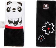 Gordelhoes Voor Kinderen En Baby`s -  Veiligheid - Berschermhoes - Seat Belt Kids - Pluche - Panda - Zwart Wit