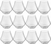 12x Drink/waterglazen transparant 220 ml Artisan serie - 22 cl - drinkglazen