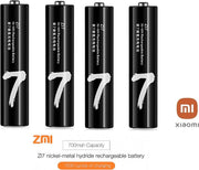 4x Xiaomi ZI7 AAA Ni-MH Oplaadbare Batterijen - incl. Opberg Box