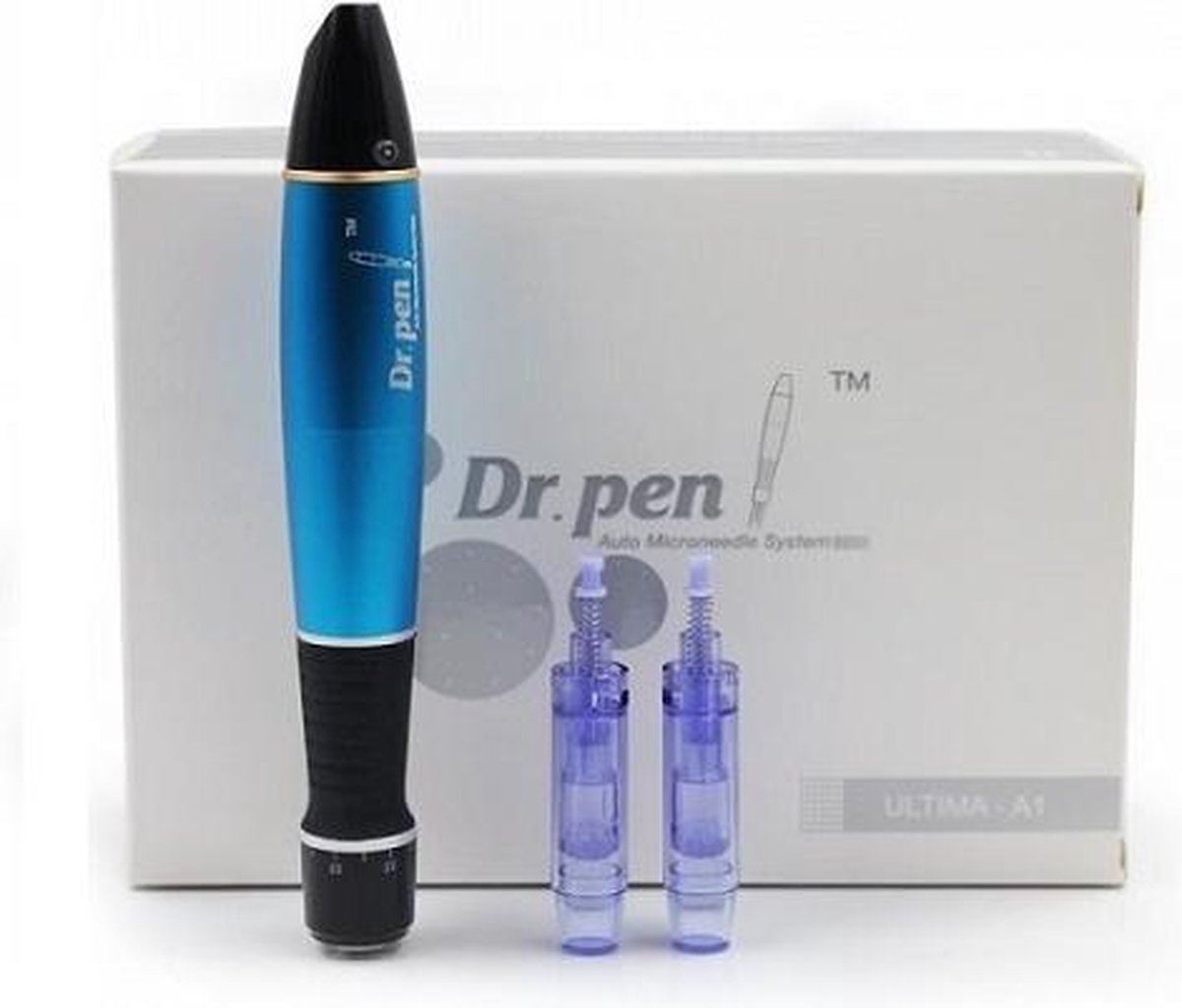 Micro Needling Pen A1 van Dr. Pen - Huidverzorging - Rimpels - Littekens - Huid Stimulans - Draadloze Derma Pen - Micro Needle Therapy - Inclusief 2 Gratis Cartridges - Geschikt Voor Professionals En Thuisgebruik - 3MM Diepte