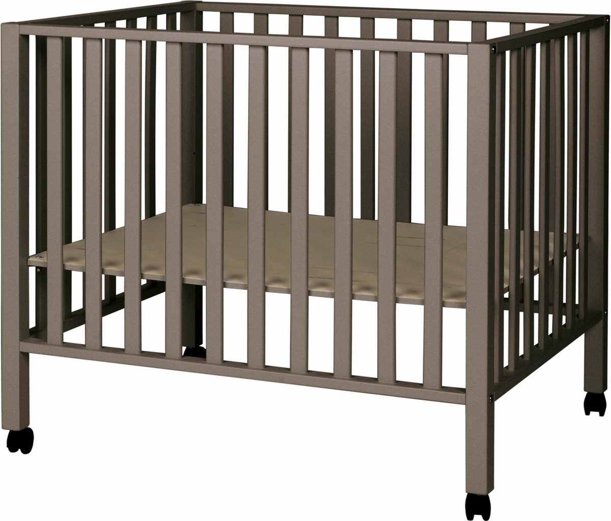 Pericles Babybox Amy Met Wielen 98 X 78 Cm Taupe