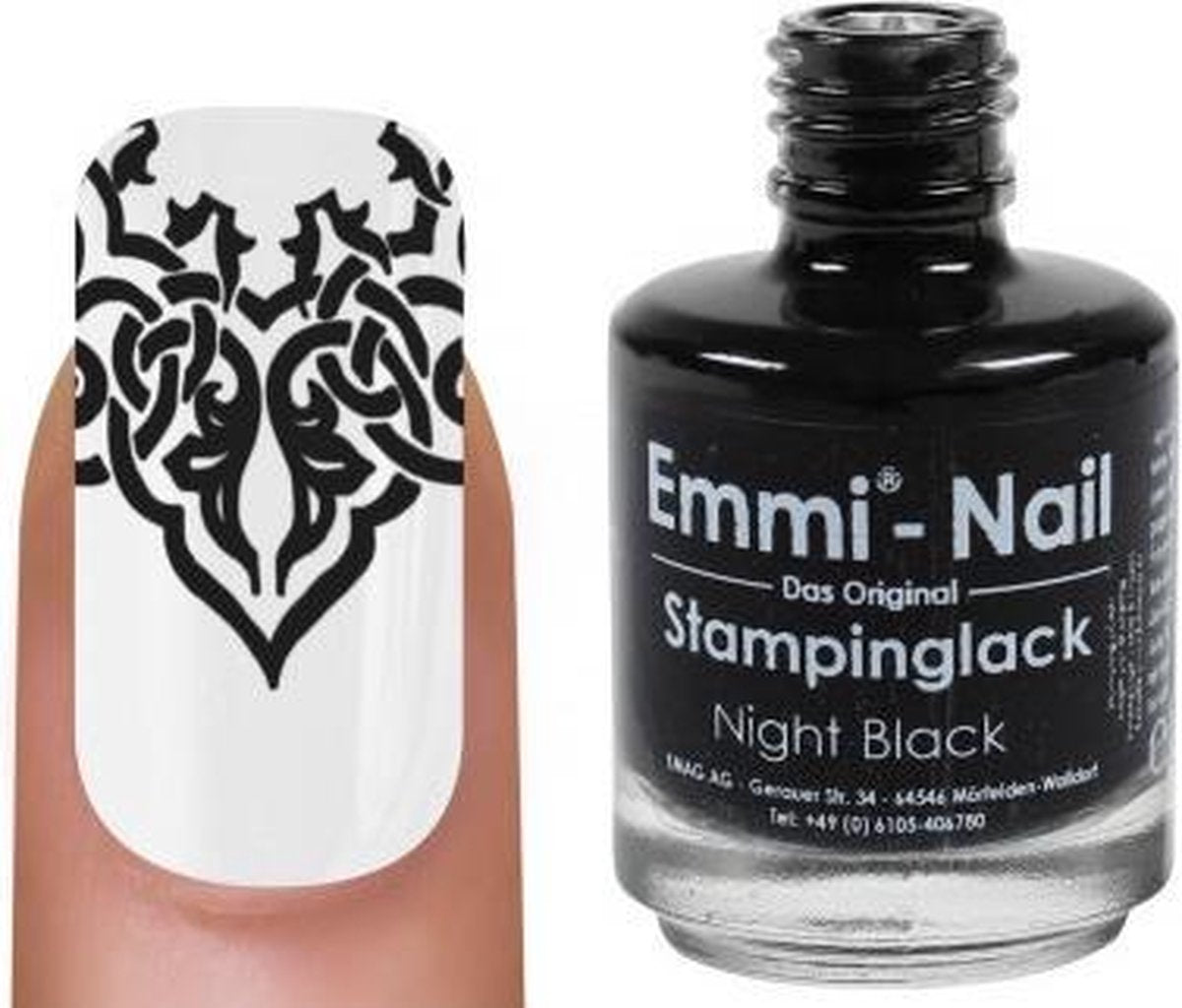 Emmi Stamping Lak Night Black
