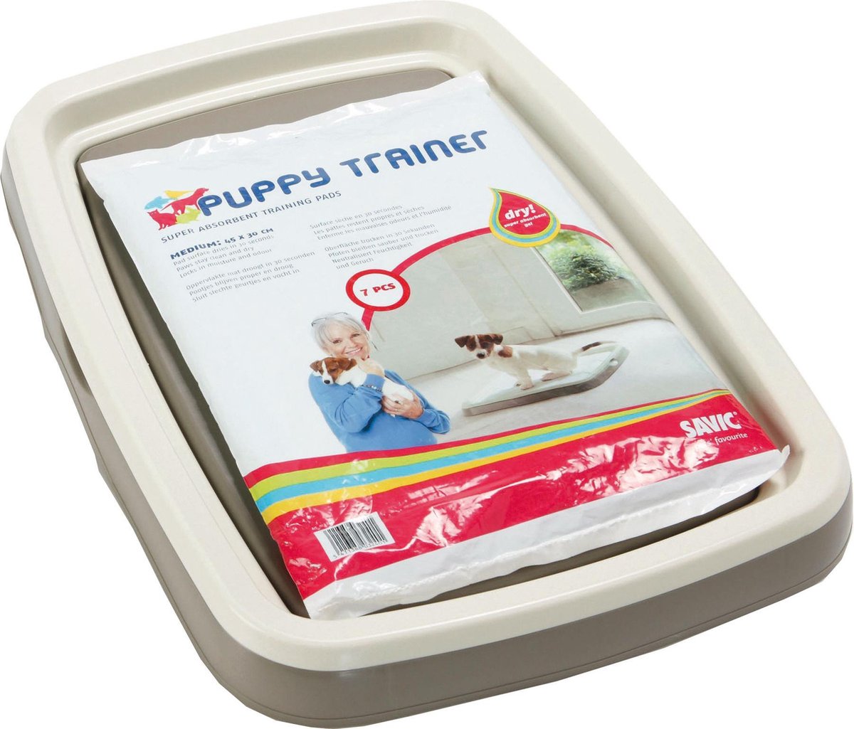 Puppy trainer Starterskit Medium Afmeting: 48x35x4 cm Inclusief: 7 navulpads.