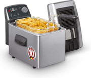 friteuse Turbo 3L inox met filterdeksel