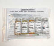 Cadeaupakket Sauna opgiet geur: 5x Fruit 30ml. Met minicursus opgieten