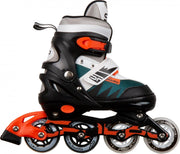Spokey Inlineskates - Maat 33-37 - Unisex - zwart/wit/blauw/rood