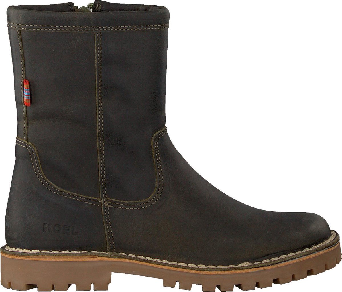 Koel4kids Ko909-mf-03 Enkellaarsjes - Enkelboots - Meisjes - Groen - Maat 31