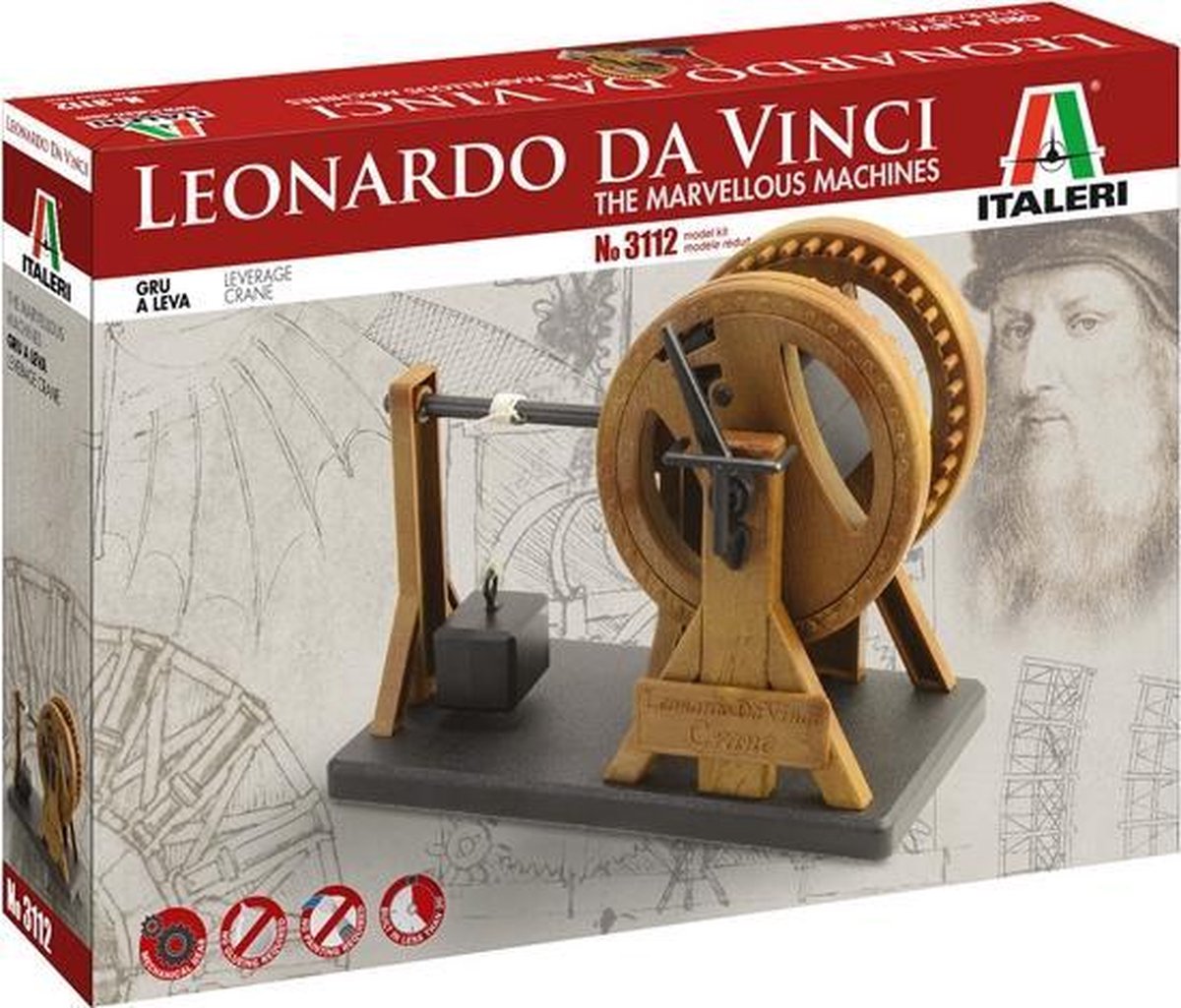 Leonardo Da Vinci: Leverage Crane - Italeri 3112