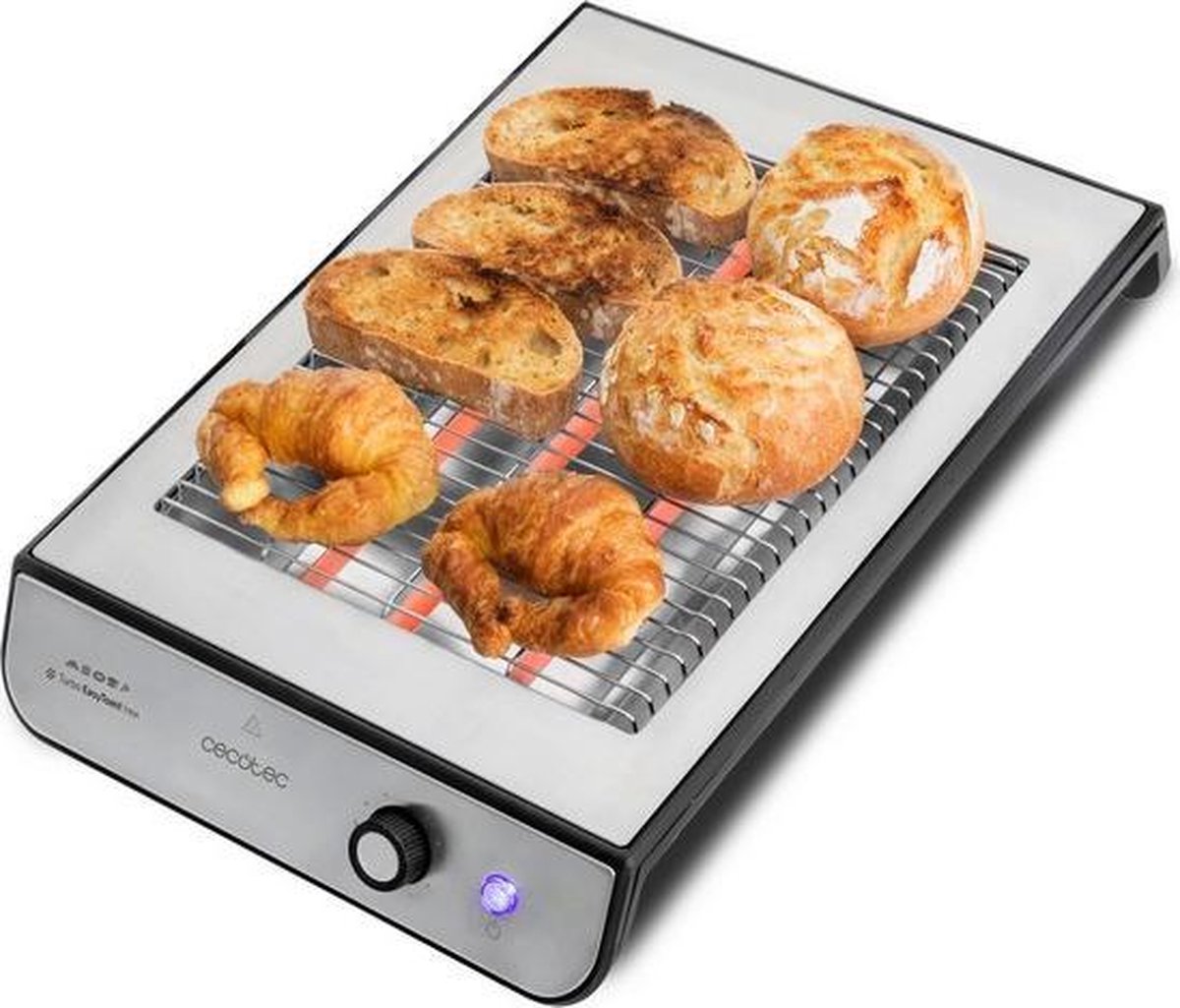 Broodrooster Cecotec Turbo EasyToast 900W Roestvrij staal