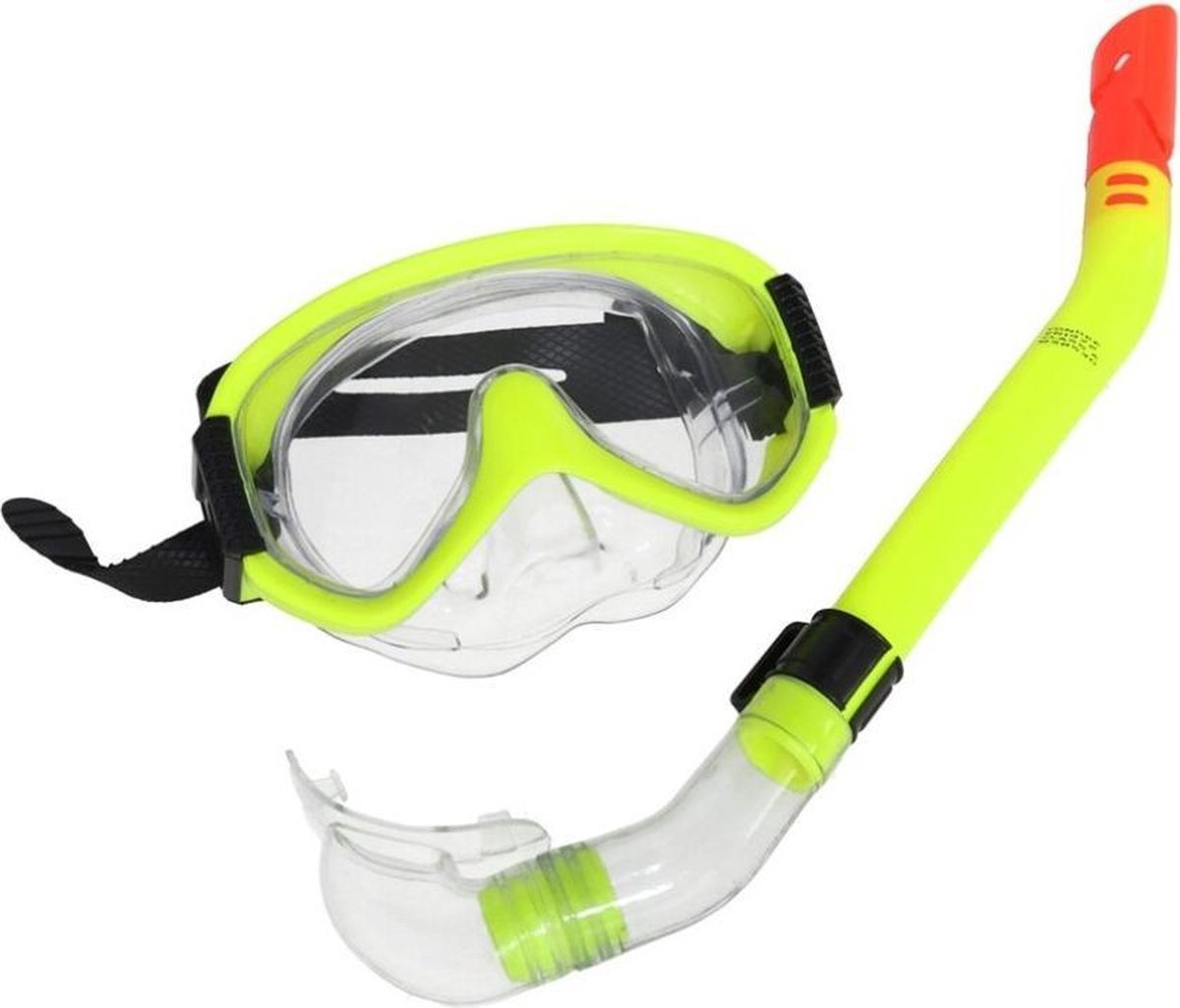Gerimport Snorkelset Blaw Pro 33 Cm Polyester Groen 2-delig