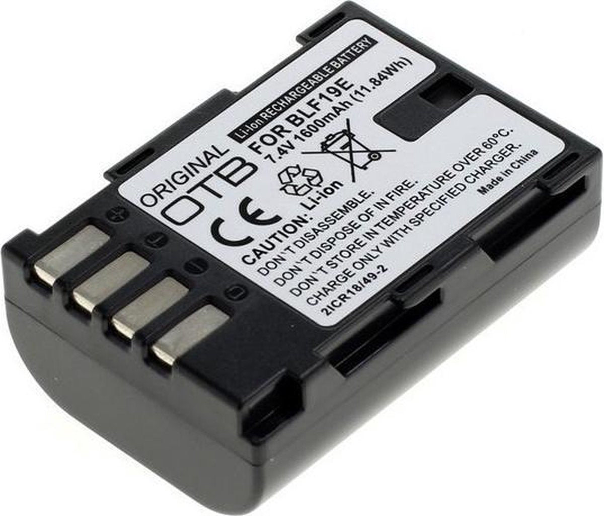 Battery for Panasonic DMW-BLF19E 1600mAh