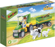 BanBao Eco Boerderij Tractor met Aanhanger - 8586