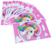 9 stuks Unicorn tractatie zakjes / uideelzakjes