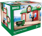 BRIO Treinstation met geluidsopname functie