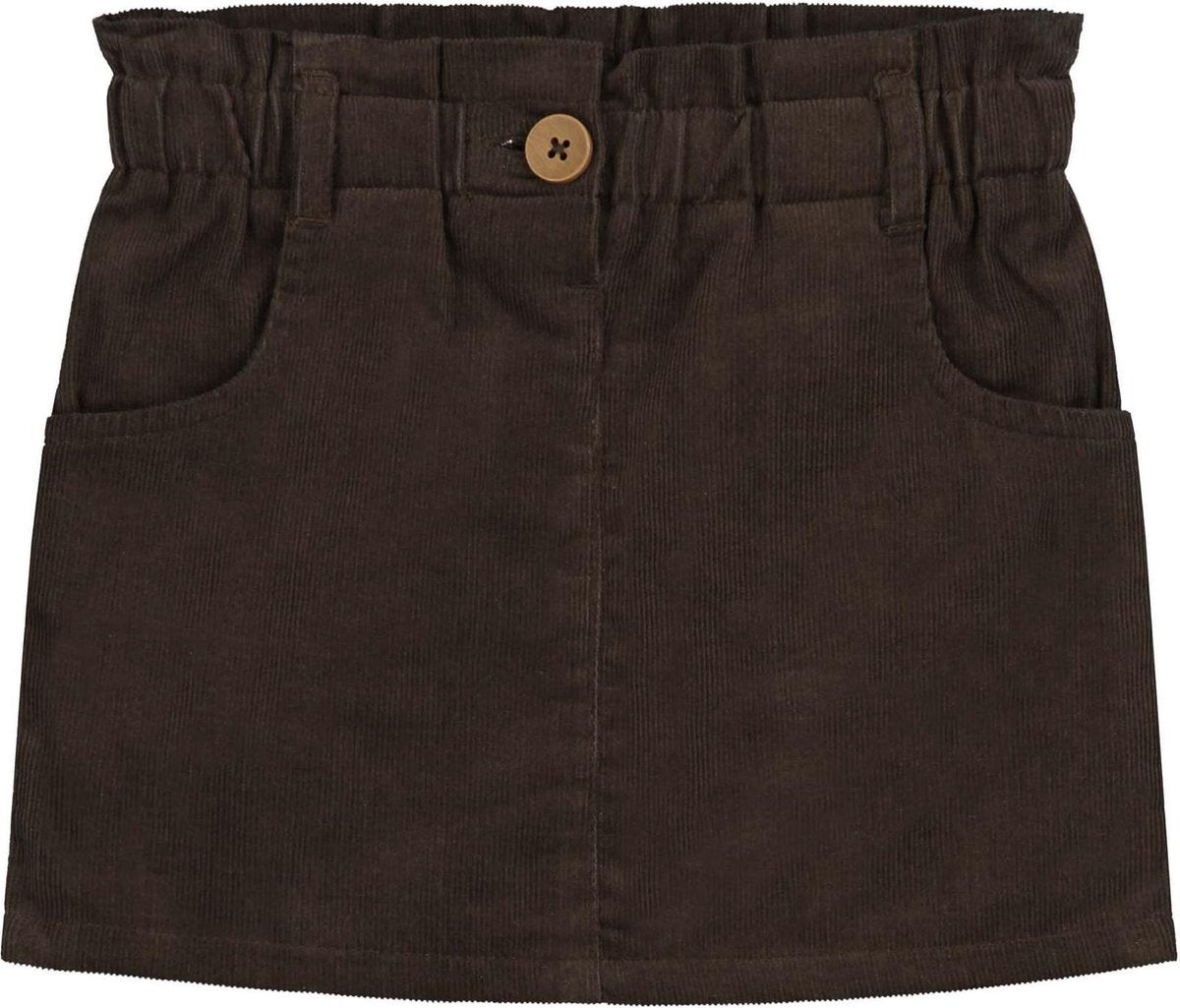 Prénatal baby rok - babykleding voor meisjes - maat 68 - Donkerbruin