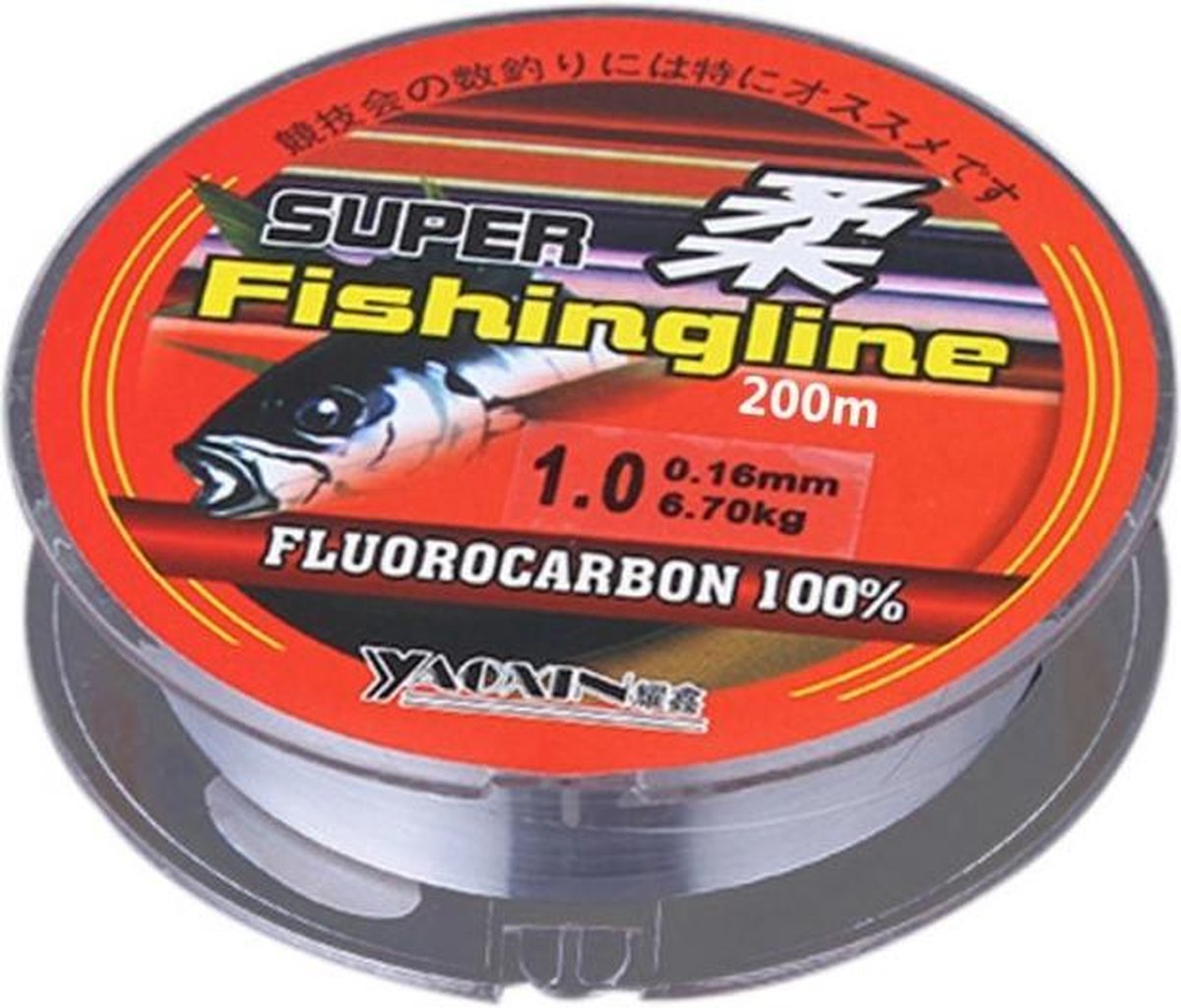 WiseGoods Vislijn - Nylon Draad Extra Sterk - Visdraad voor Zoetwater en Zoutwater - Vissen - Outdoor Accessoires - Fluorocarbon