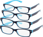 Etos Leesbril Donker Blauw +1.5 - 4 stuks