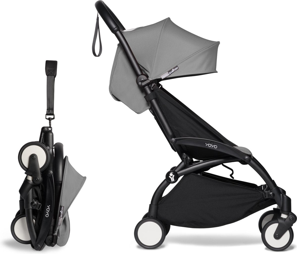 Babyzen YOYO² buggy 6+ grijs frame zwart