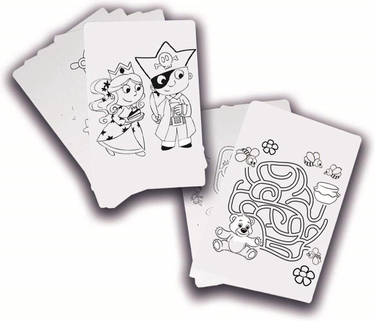Tekentablet - tekenbord kinderen - Starlyf Fantastic Pad met Platen en 3 Stiften