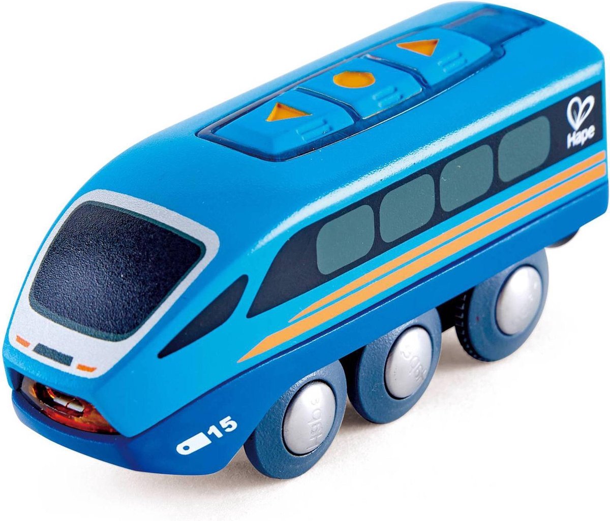 Hape Houten Locomotief Op Afstand Bedienbaar 11