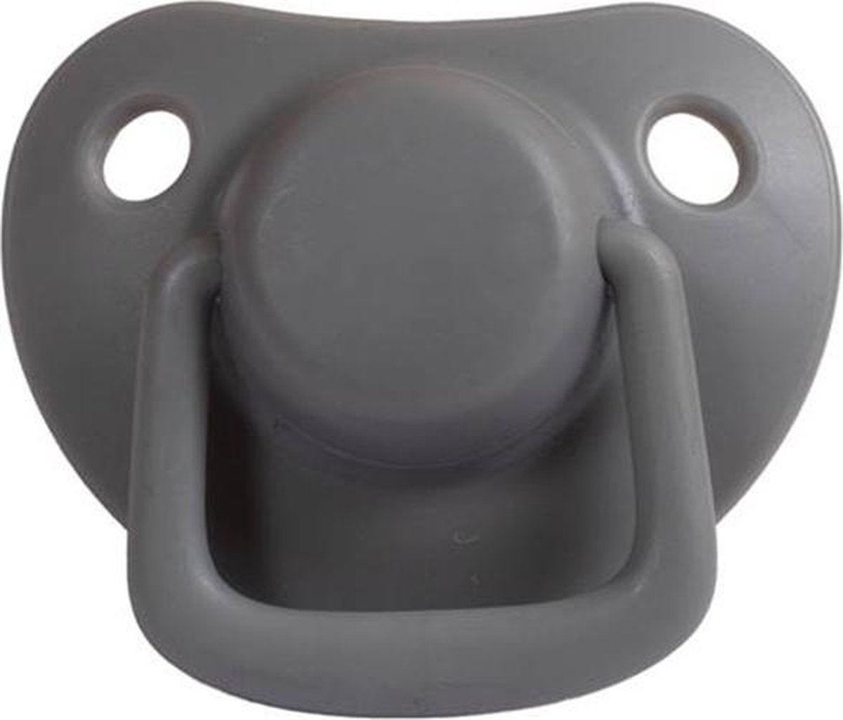 Filibabba - Fopspeen (2-pack) - Dark Grey - 0-6 maanden