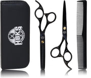 HBKS Professionele Kappersschaar Set - Kappersset - Uitdunsschaar – Effileerschaar - Haarschaar - Kam – Rechtshandig