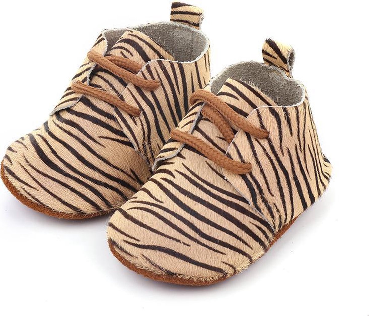 States&Klein - Taylor Stappers - Babyschoentjes - Slofjes - Baby 18 - 24 Maanden - Tijger