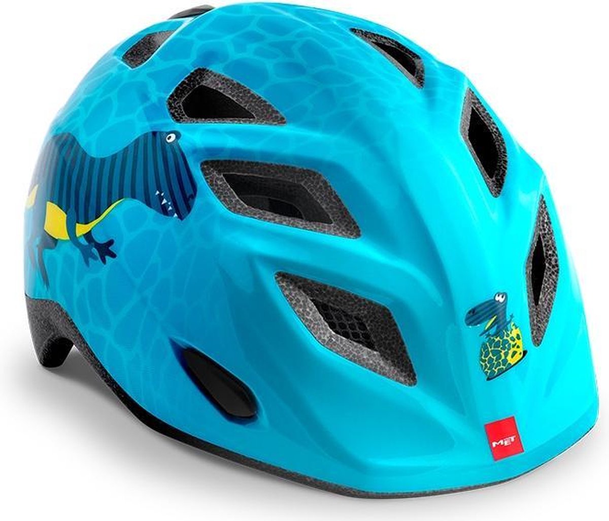 MET Helm Youngsters Genio Dinosaurs Blue (52-57 cm)