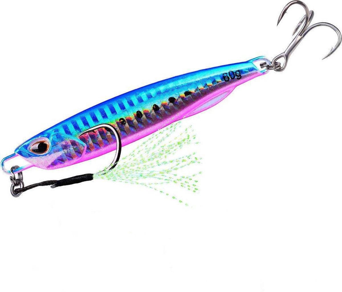 1 Stks/partij Sinking Vib Vissen Lokken 7 Cm / 32G - Vishaak - Vistuig - Vissen Lokken - Kunstaas - Realistische Kleuren - Lokaas voor Roofvissen