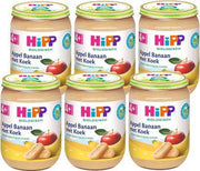 HiPP BIO fruithapje vanaf 4 maanden - Appel Banaan met Koek - 6 stuks 190gr