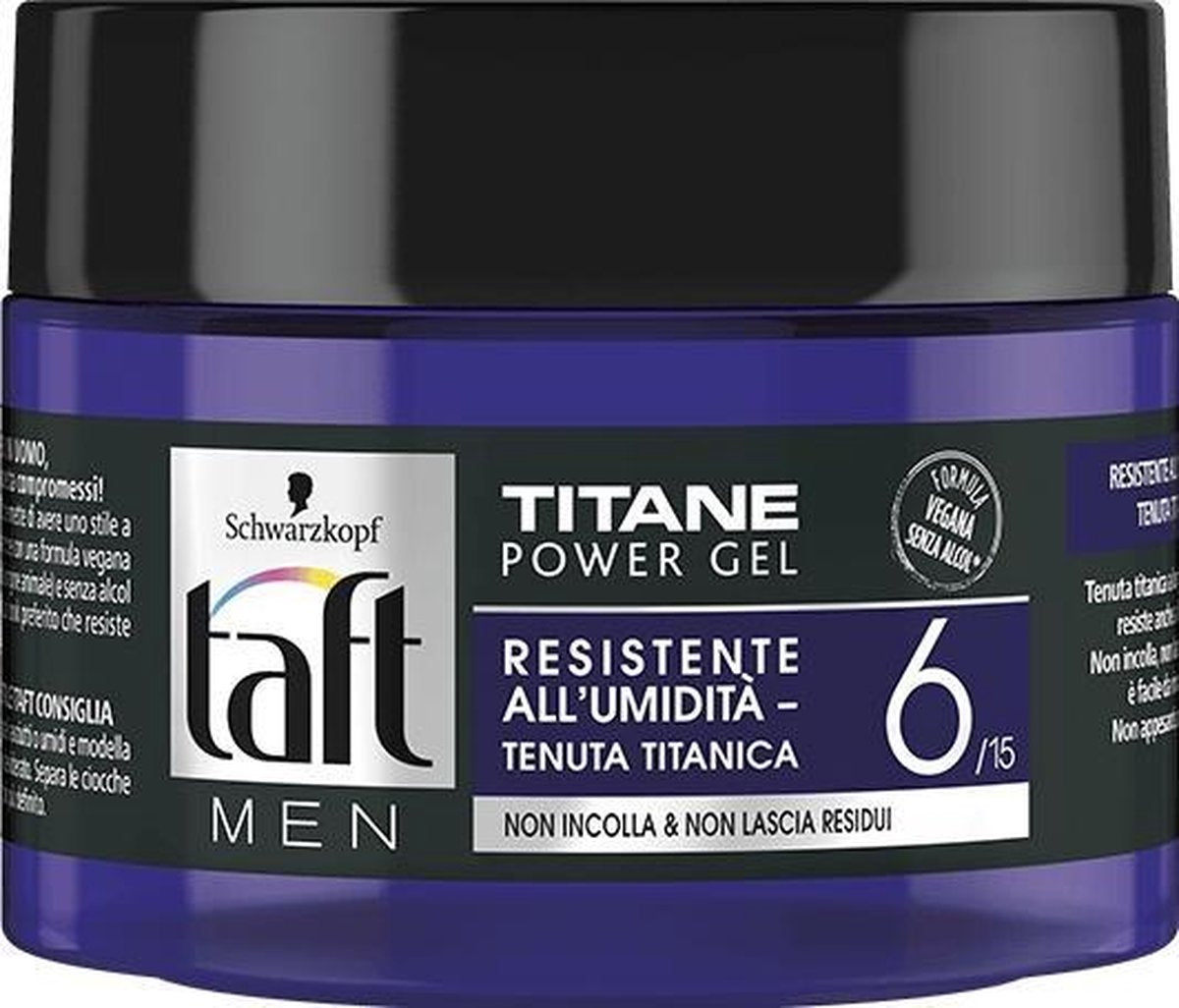 Schwarzkopf Taft Titan haargel Mannen 250 ml