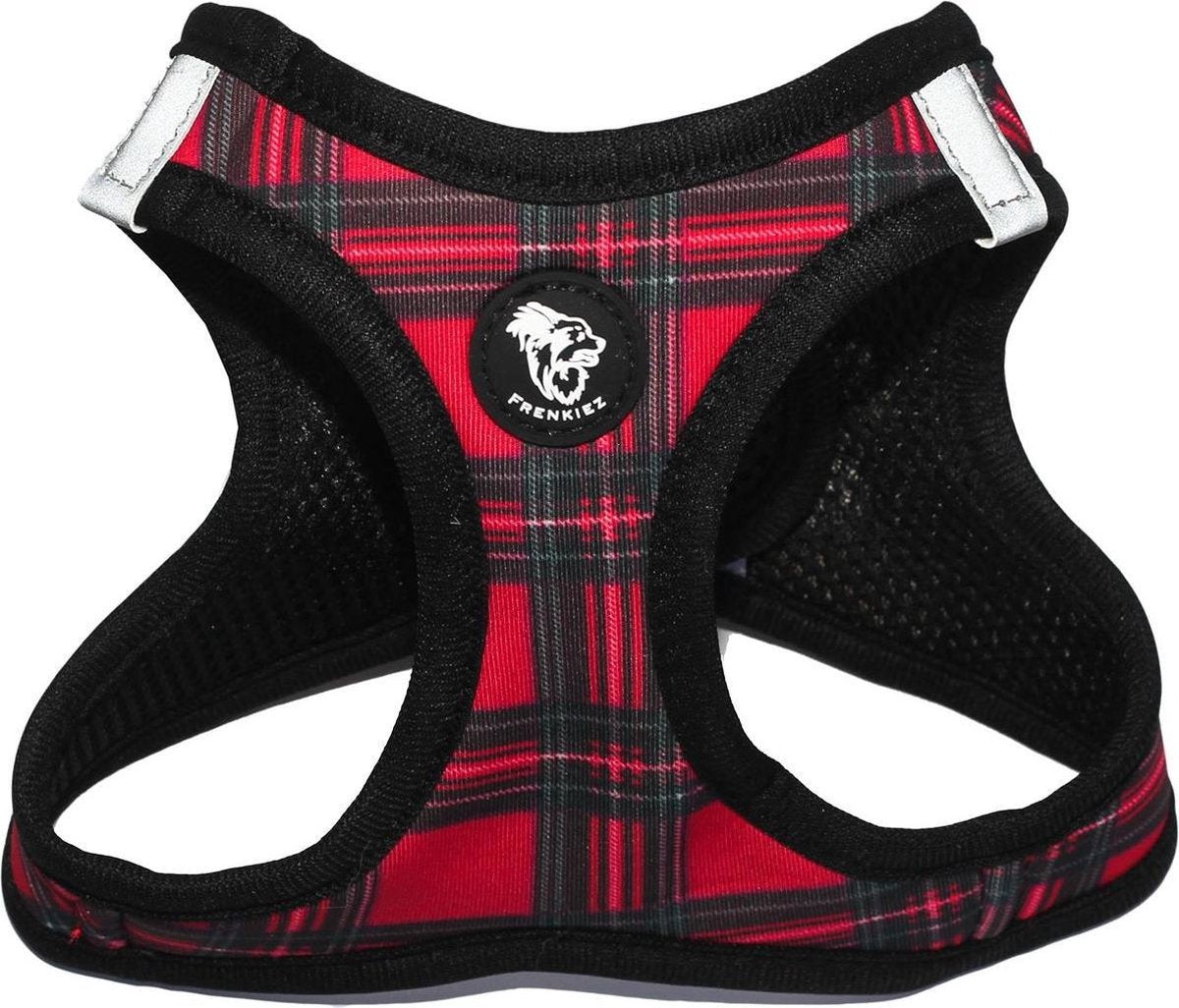 Frenkiez Step In Harness BarkBerry Red
