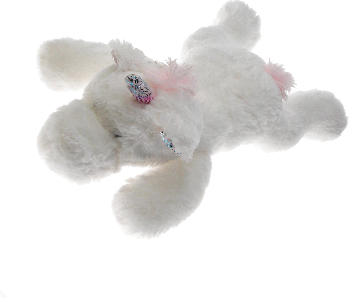 Banzaa Eenhoorn Knuffel Liggend 62 cm Wit