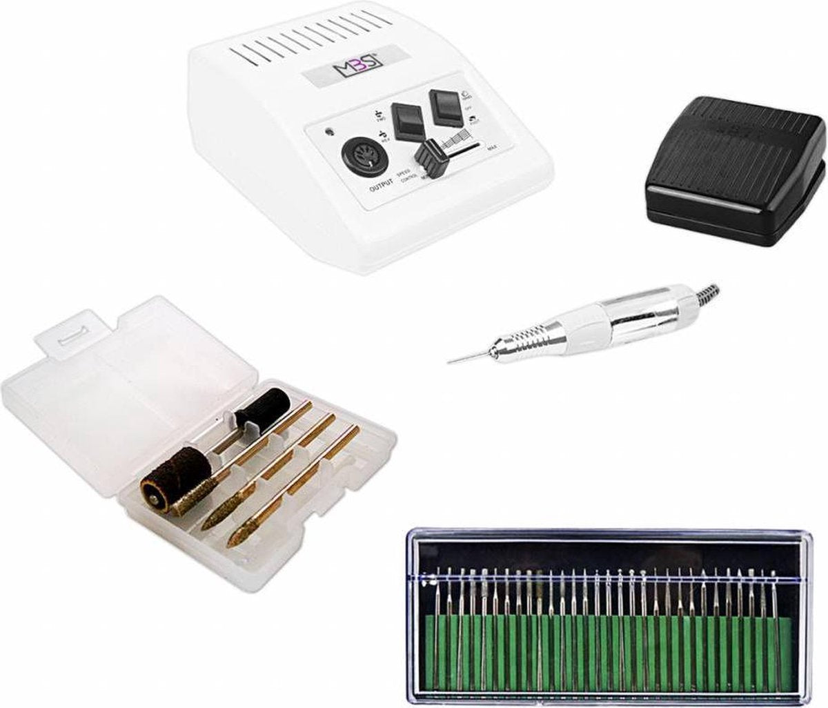 Mega Beauty Shop™ Nagelfrees JD500 wit Originele JSDA + Freesset 30-delig!