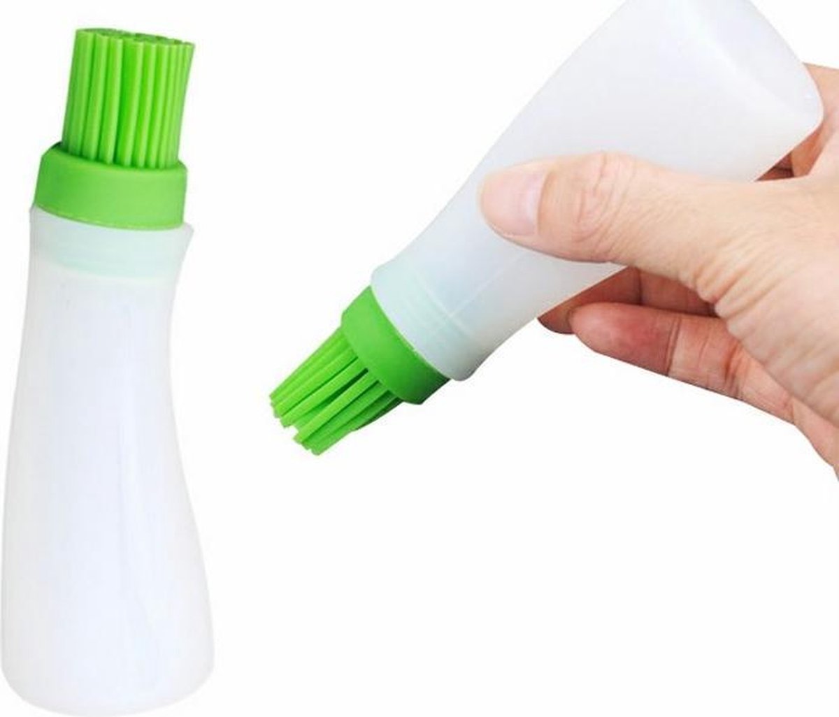 Siliconen Bakkwast incl. Reservoir –  Bakborstel voor vloeistoffen bijv. olie - Kwast / Borstel - Silicone