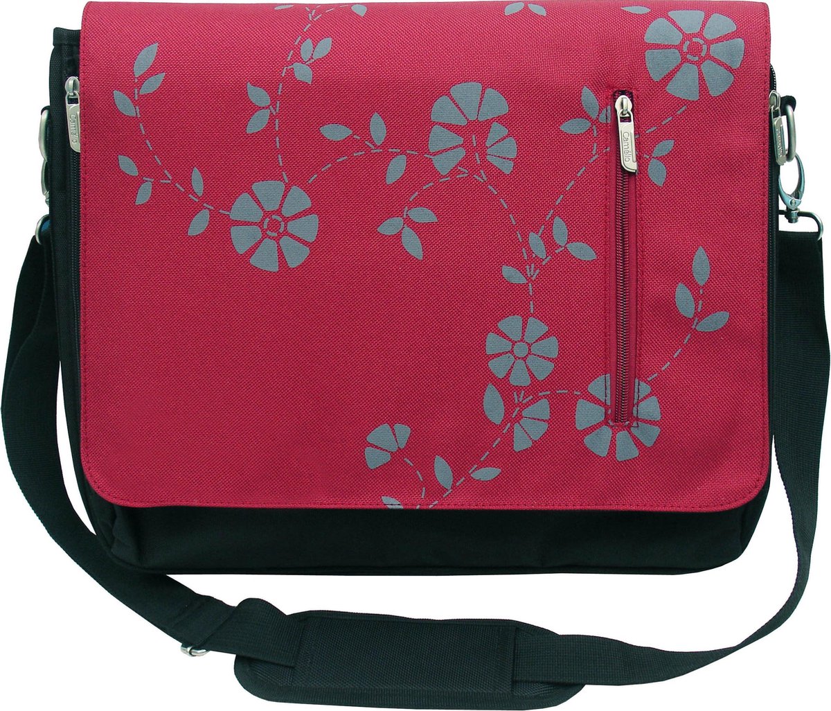 College Messenger Schoudertas Voor Notebook / Apple Macbook Air - 15.4/15.6" Laptop bag / Red