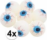 4x Glow in the dark oogballen