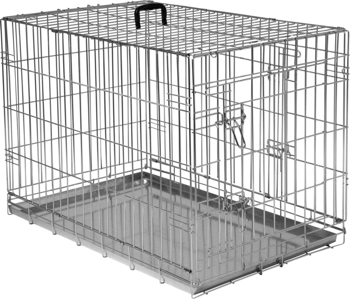 Adori Draadkooi Bench 2 Deurs De Luxe - Verzinkt - M: 92 x 57 x 64 cm