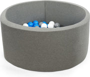Ballenbak XL rond 90x40 grijs Misioo